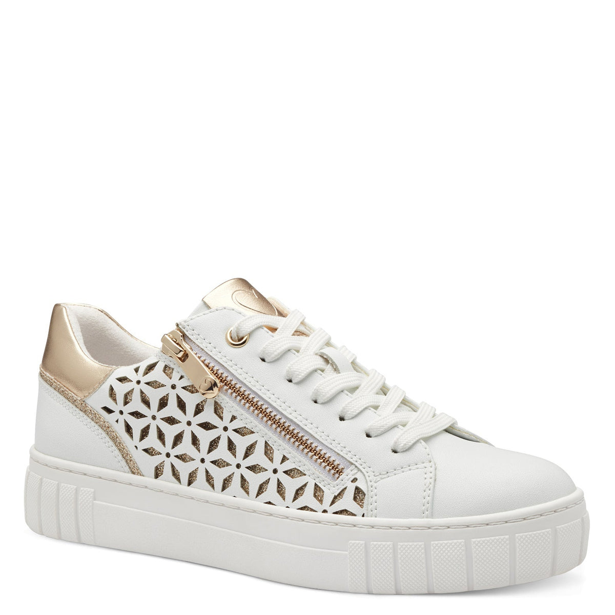 Marco Tozzi Womens Trainer 2-23701-42 White Combi