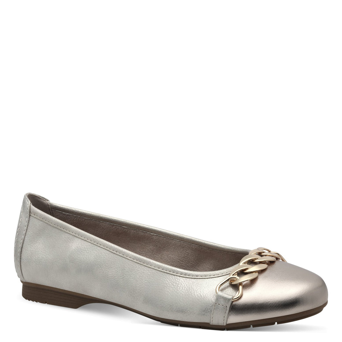 Jana Womens Shoe 8-22165 Beige/Gold