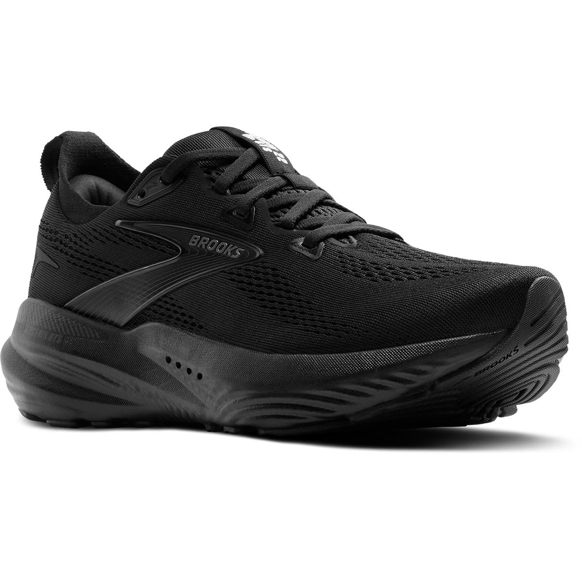 Brooks Mens Trainer Glycerin GTS 22 Black/Black/Ebony