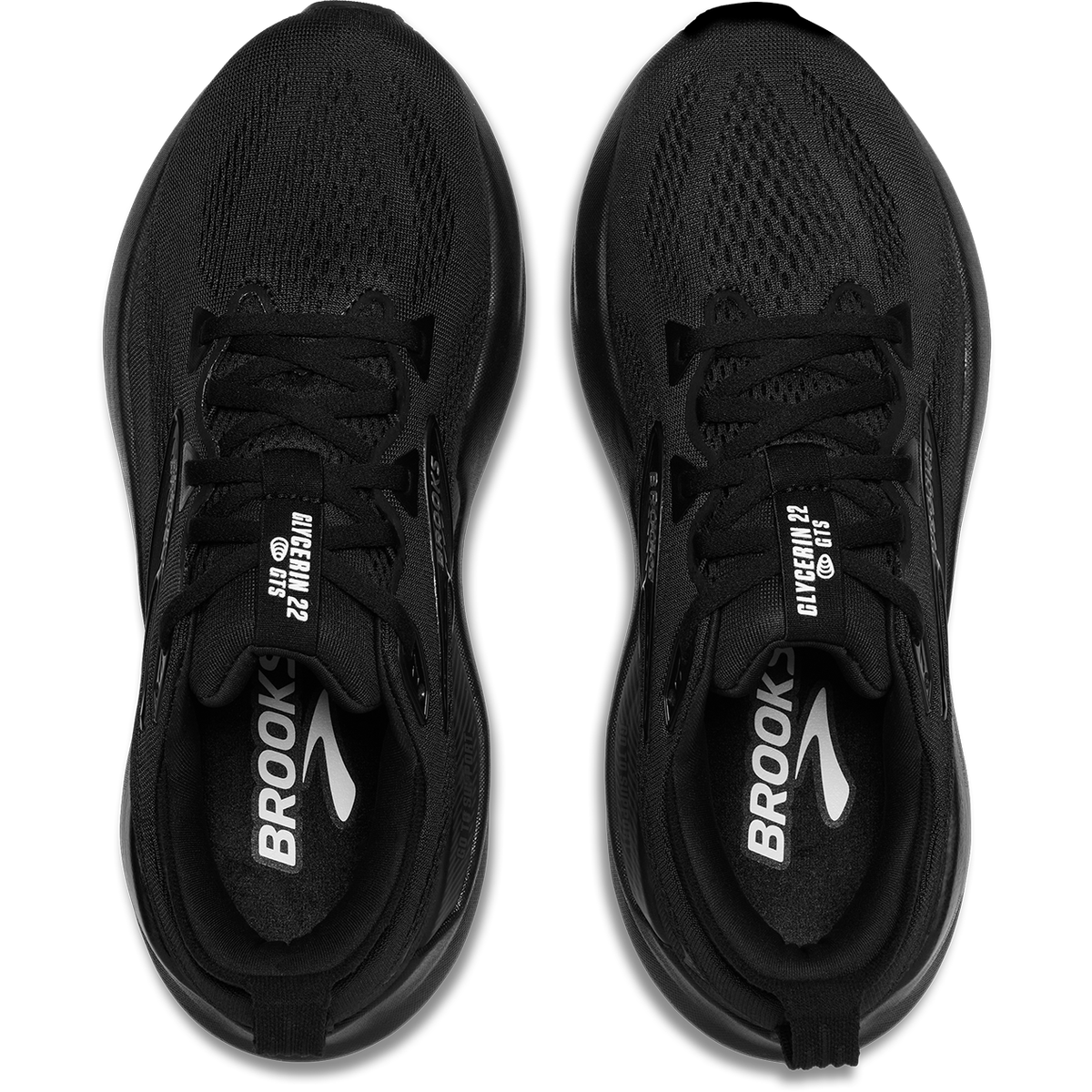 Brooks Mens Trainer Glycerin GTS 22 Black/Black/Ebony