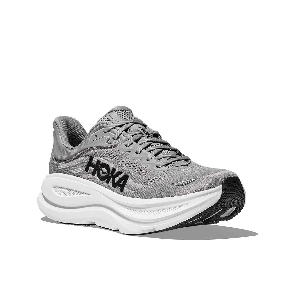 Hoka Mens Trainer Bondi 9 Galactic Grey/Stellar Grey