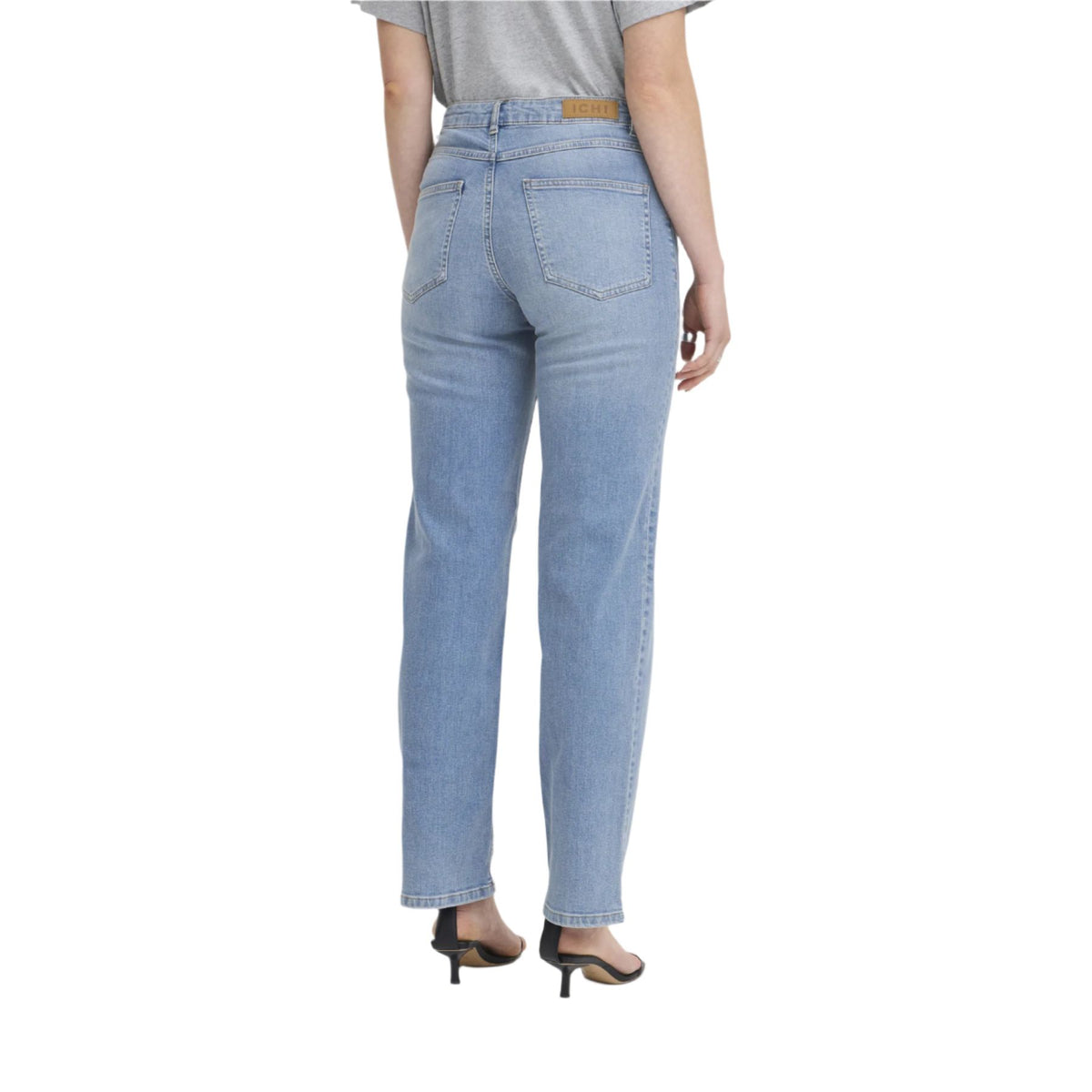 Ichi Womens Jeans Twiggy Light Blue