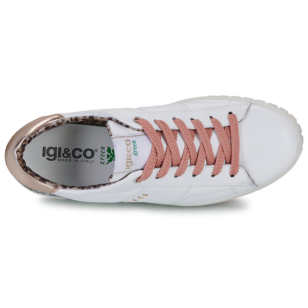 Igi & Co Womens Platform Trainer 6680211 Bianco