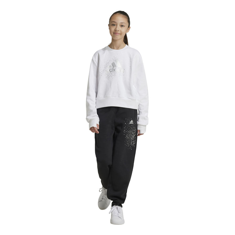 Adidas Girls Jogger Glam Pant Black