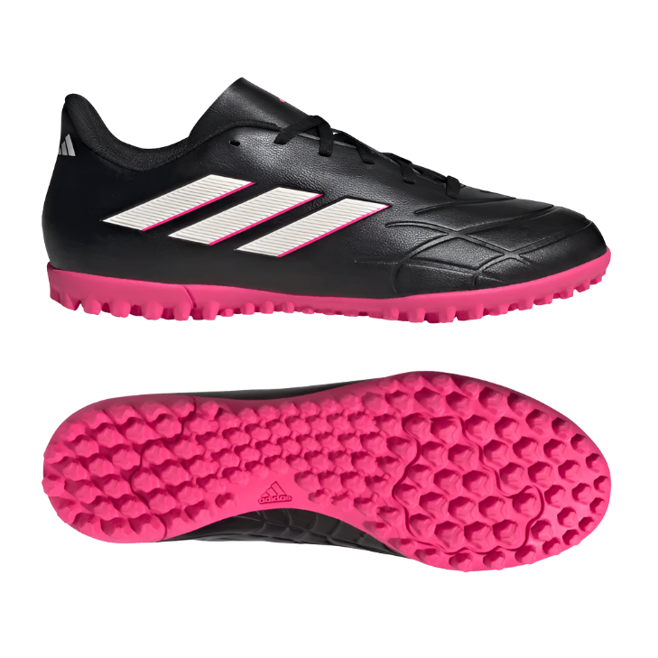 Adidas Astro Turf Boots Copa Pure.4 TF Core Black/White/Pink - Donaghys