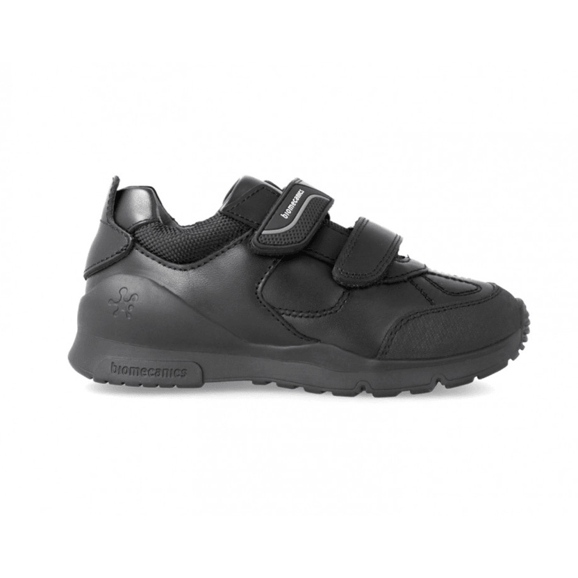 Biomecanics Boys School Shoe 211103 Black Leather - Donaghys