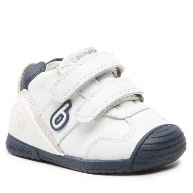 Biomecanics Boys Shoe 221001-A Blanco Azul - Donaghys