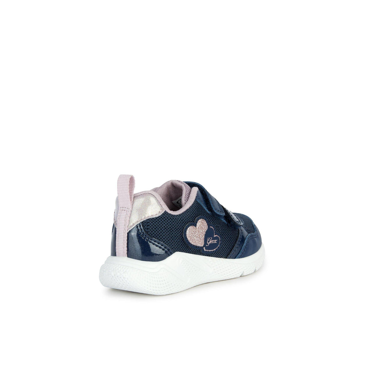 Geox Girls Trainer Spaceclub Wish Light Up Navy/Lavender