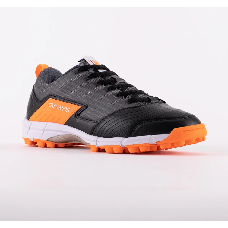 Grays Kids Hockey Shoe Flash 3.0 Jr Shoe Black/Orange