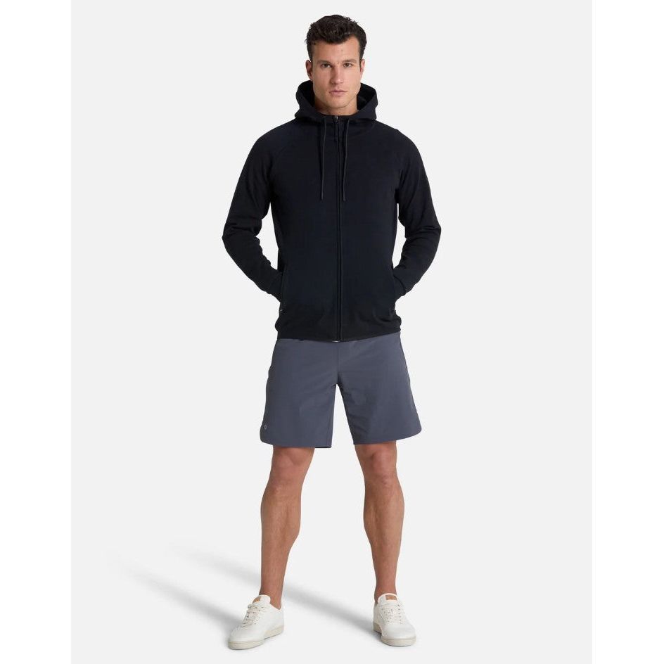 Gym+Coffee Mens Essential Full Zip Sweater Black