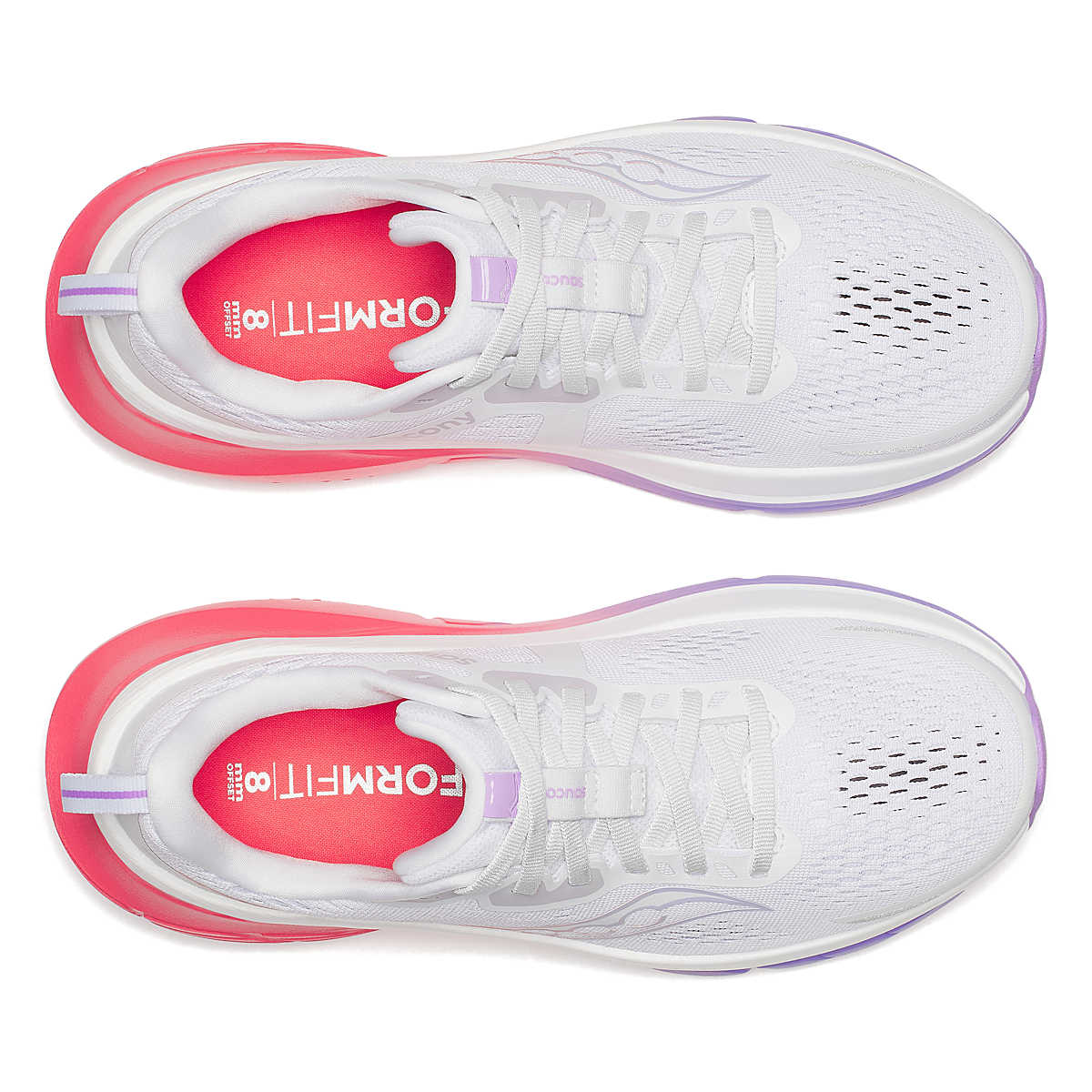 Saucony Womens Trainer Guide 18 White/Crocus
