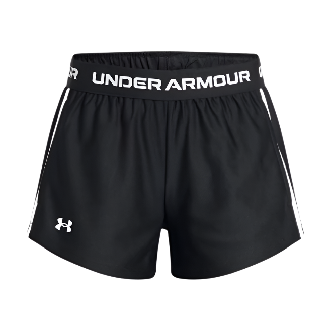 Under Armour Girls Shorts Tech Play Up Black/White