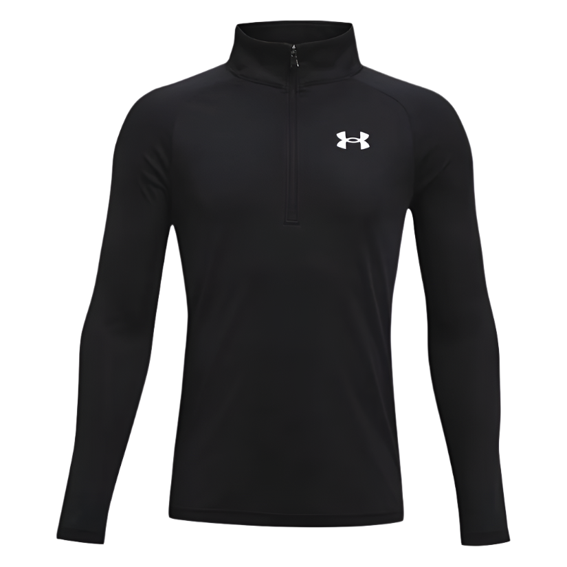 Under Armour Boys ½ Zip Tech 2.0 Black/White
