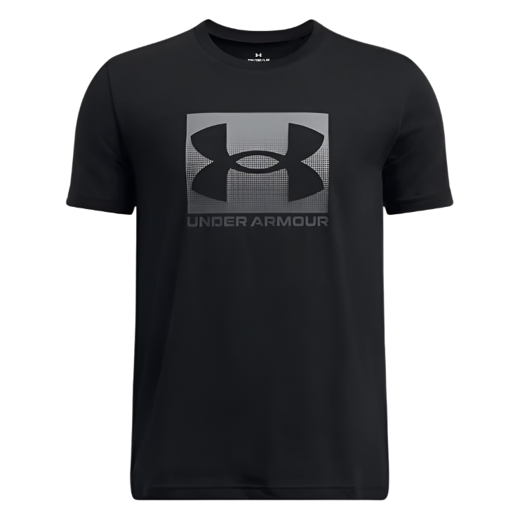 Under Armour Boys T-Shirt Boxed Sports Update Black/Pitch Grey