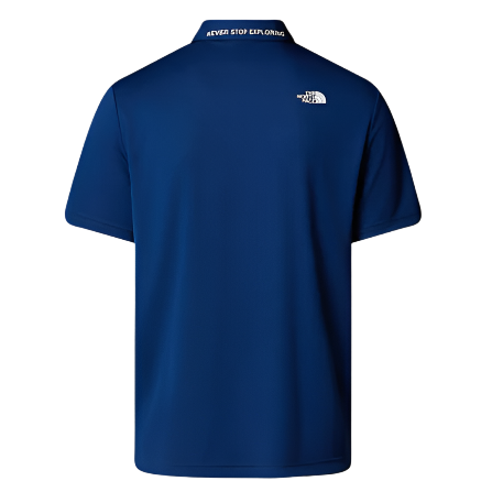 The North Face Mens Polo Top Tanken Polo Estate Blue