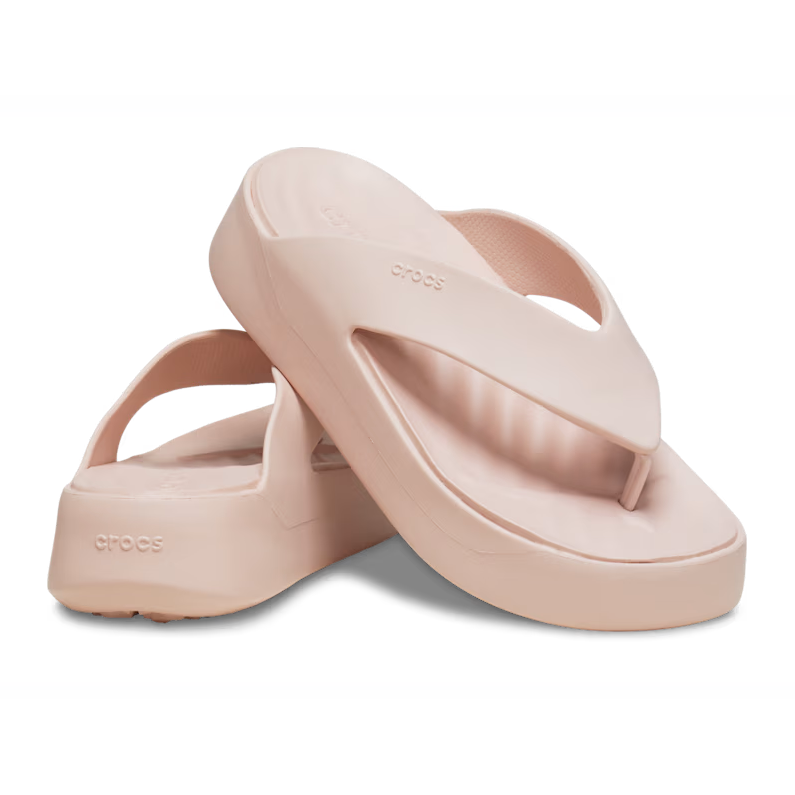 Crocs Womens Getaway Platform Flip Quartz