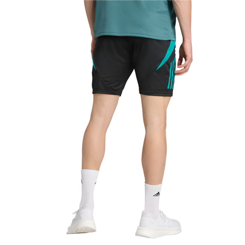 Adidas Mens All Blacks 25/26 Gym Shorts All Black/Pure Teal