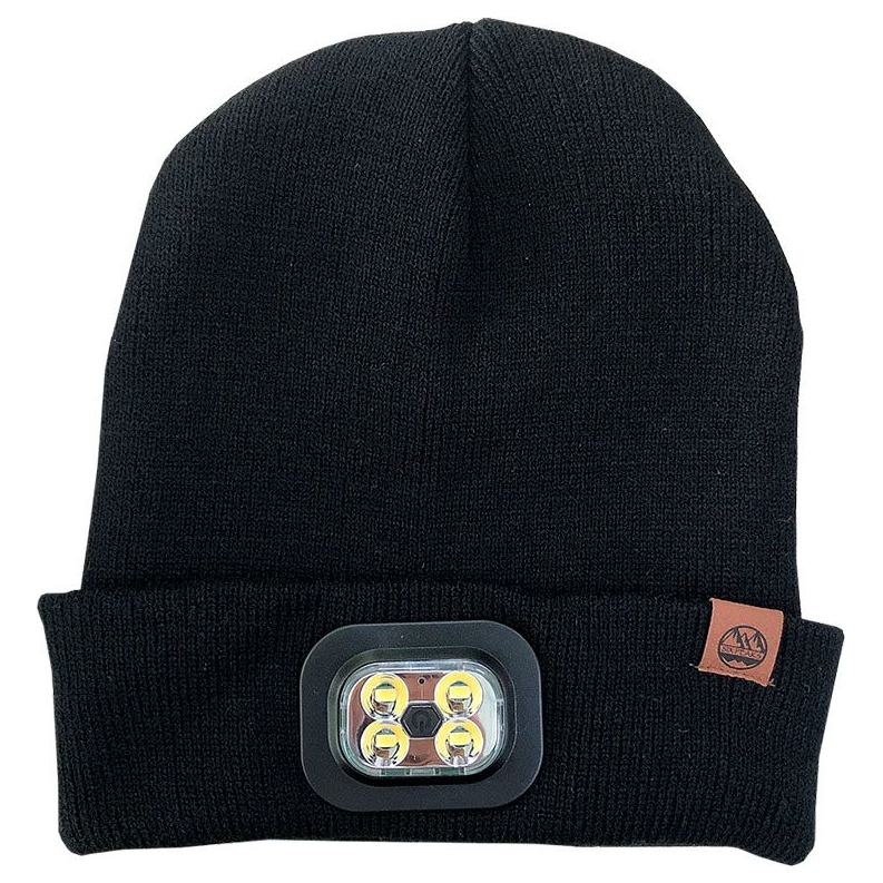 Six Peaks LED Lighted Beanie Hat Black