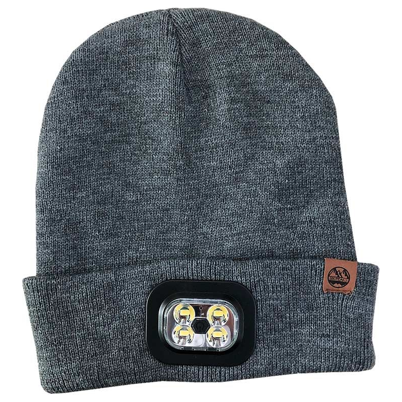 Six Peaks LED Lighted Beanie Hat Grey