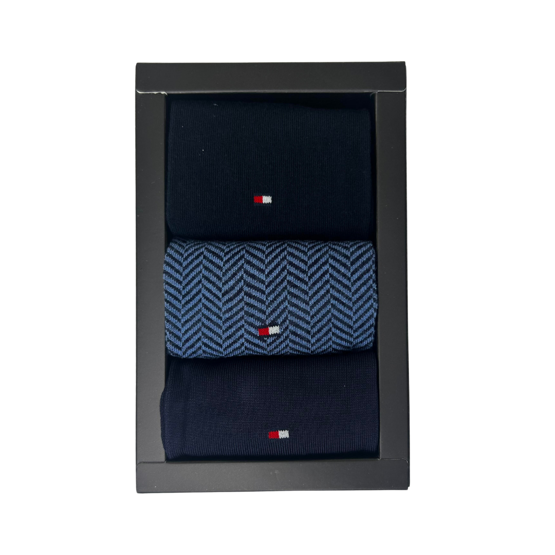 Tommy Hilfiger Womens 3 Pack Socks Navy Combo