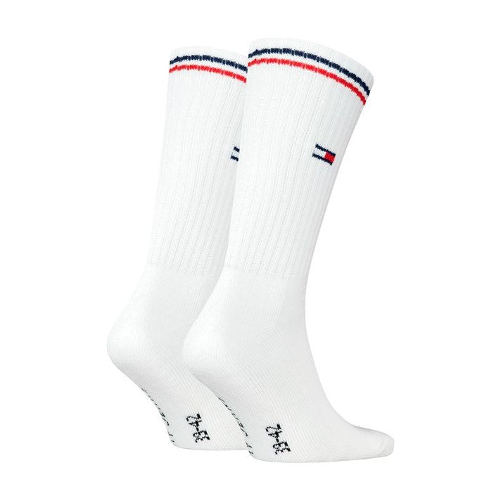 Tommy Hilfiger Mens Socks Long 2 Pack 701228176 White