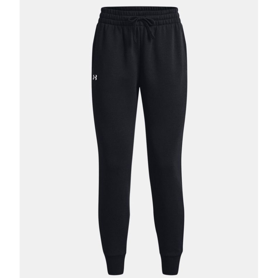 Under Armour Womens Rival Fleece Jogger Black
