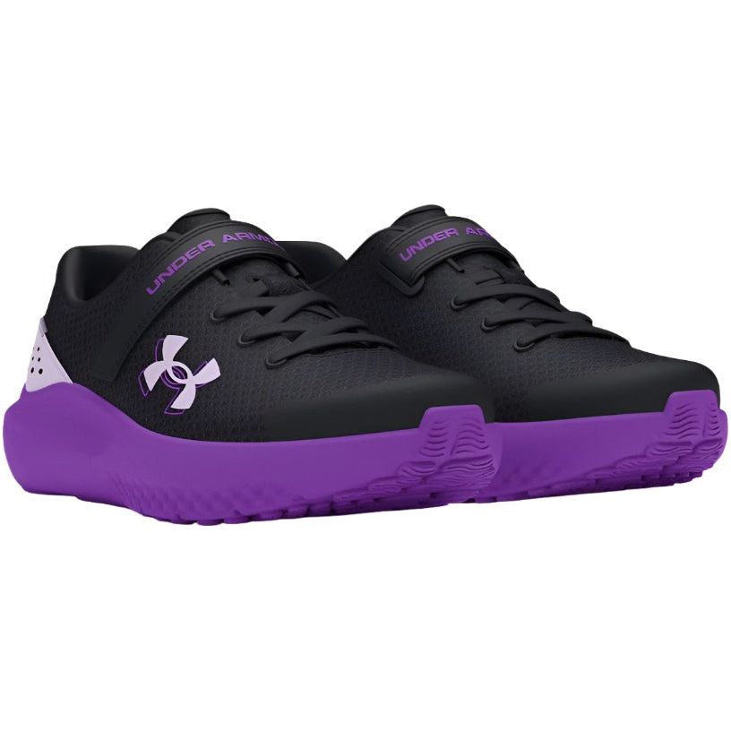Under Armour Girls Trainer GPS Surge 4 AC Black/Purple