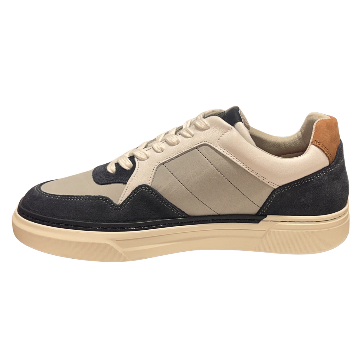 Lloyd & Pryce Mens Trainer Brache Denim Split