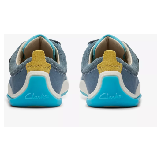 Clarks Boys Shoe Noodle Fun T Steel Blue
