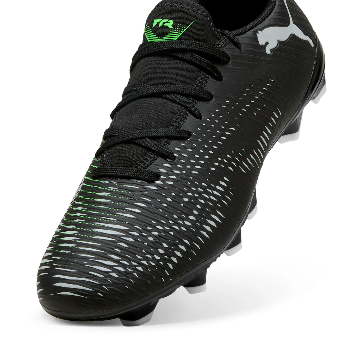 Puma Adults Football Boots Future 8 Play FG/AG Black/Cool Gray/Fluorescent Green