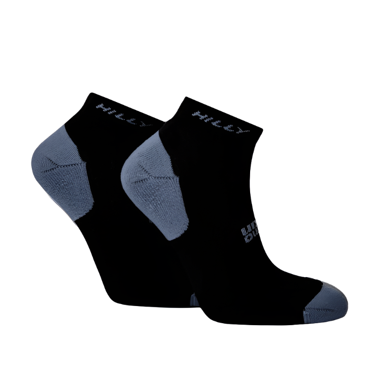 Hilly Mens Socks Active Socklet White/Black/Grey - Donaghys