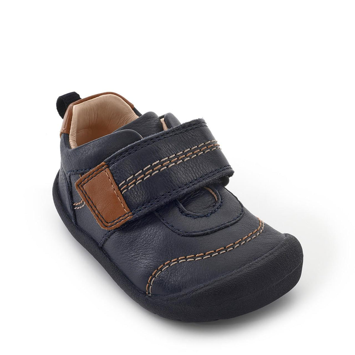Startrite Boys Shoe Footprint Navy Leather - Donaghys