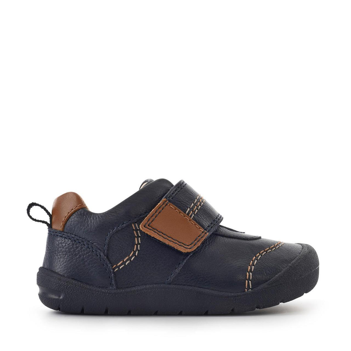 Startrite Boys Shoe Footprint Navy Leather - Donaghys