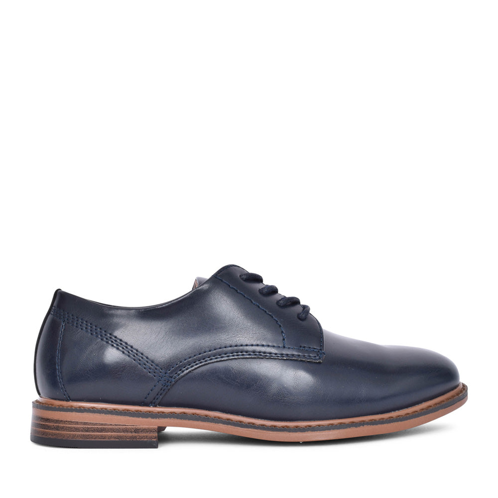 Lloyd & Pryce boys' synthetic leather lace-up shoe