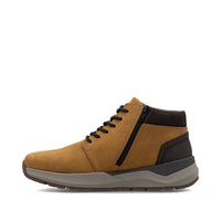 Rieker men's brown leather lace-up boot