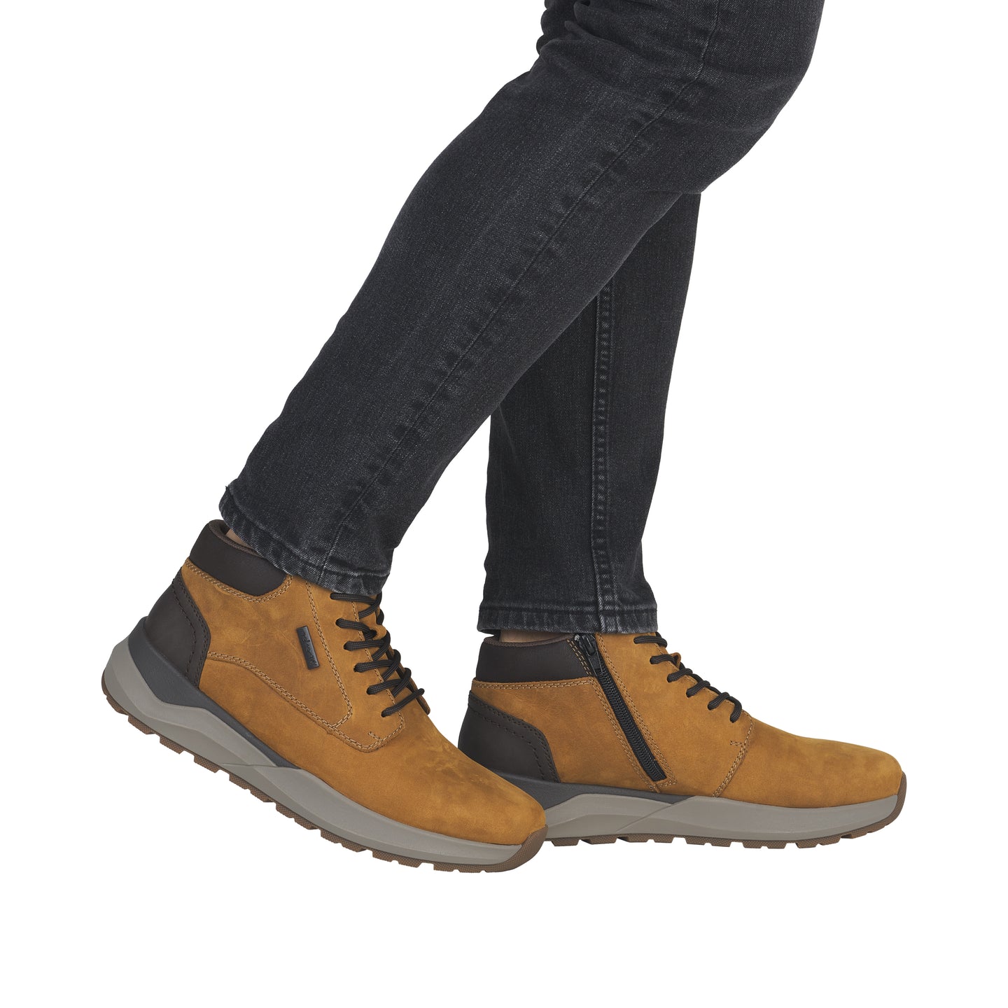 Rieker Mens Boot 06001-68 Butterscotch/Moro/Braun