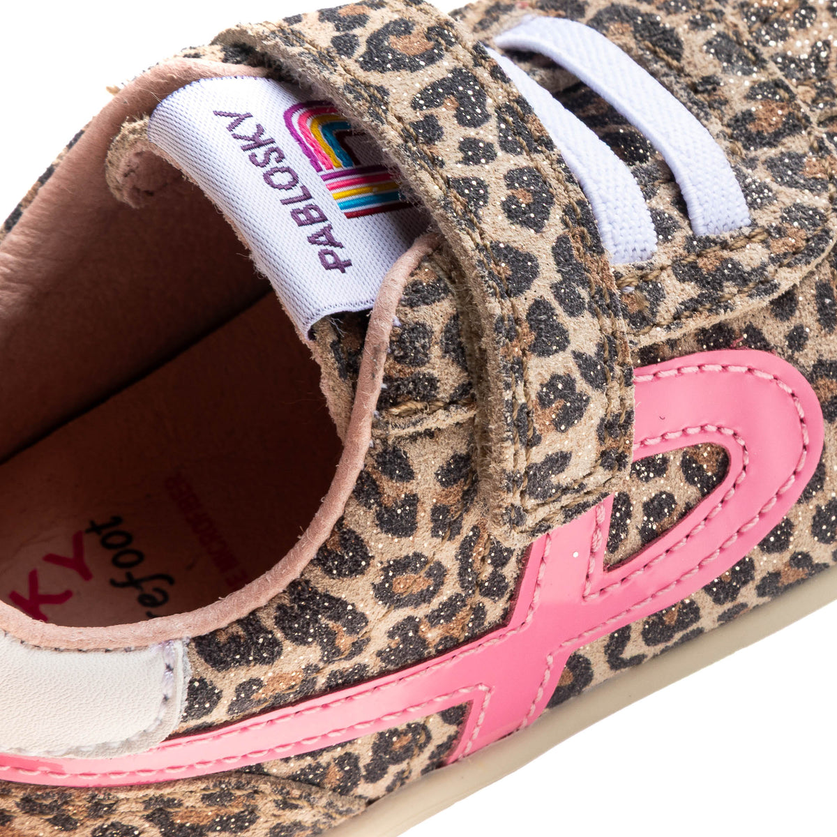 Pablosky girls' leopard print shoe
