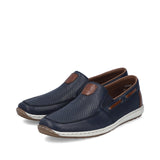 Rieker Mens Shoe 08867-14 Navy/Amaretto