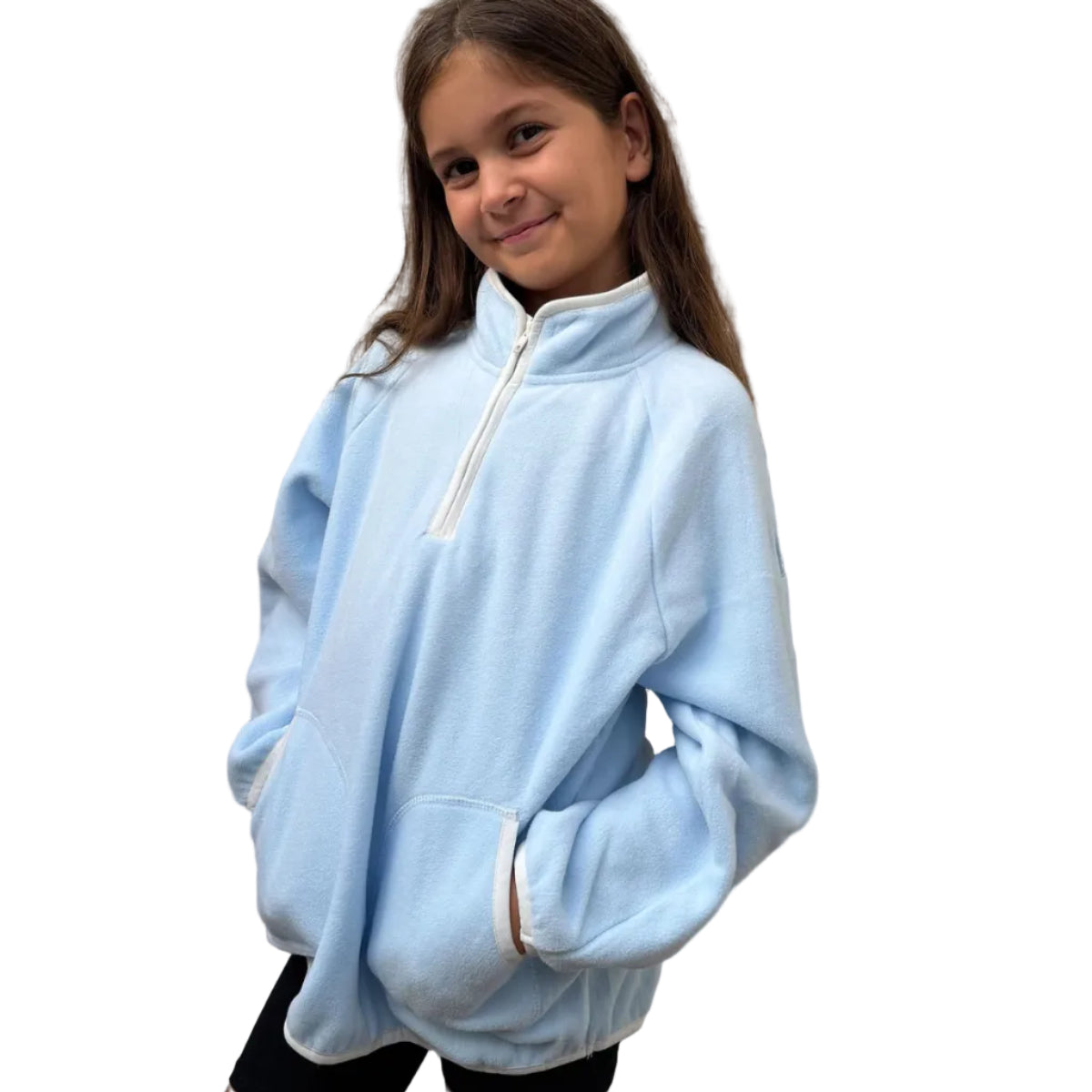 Gym+Coffee Kids Polar Fleece Glacial Blue