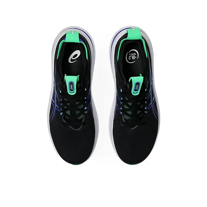 Asics men's black lace-up trainer