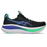 Asics men's black lace-up trainer