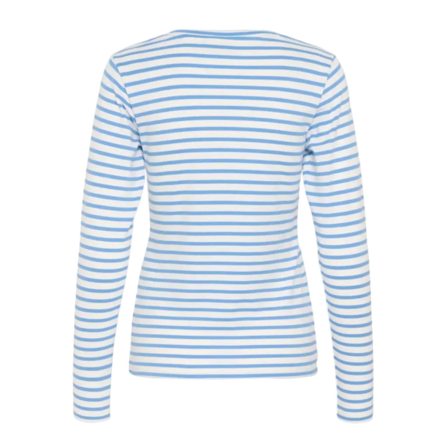 Kaffe Womens T-Shirt Liddy Chalk/Provance/Fudge Heart