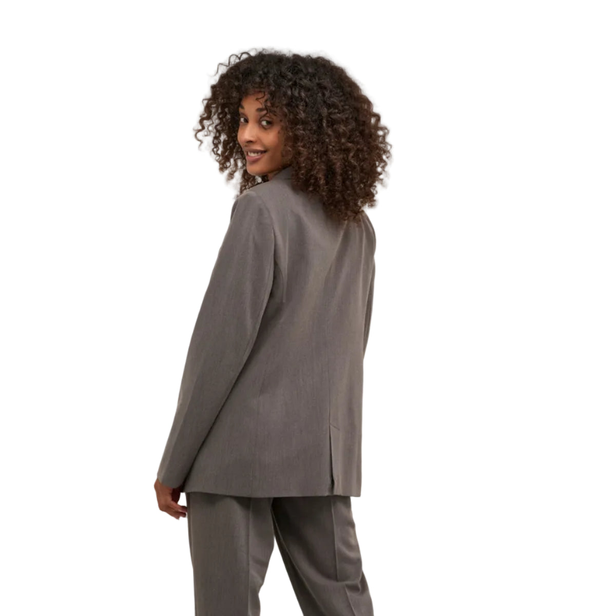 Kaffe Womens Blazer KASakura Dark Grey Melange