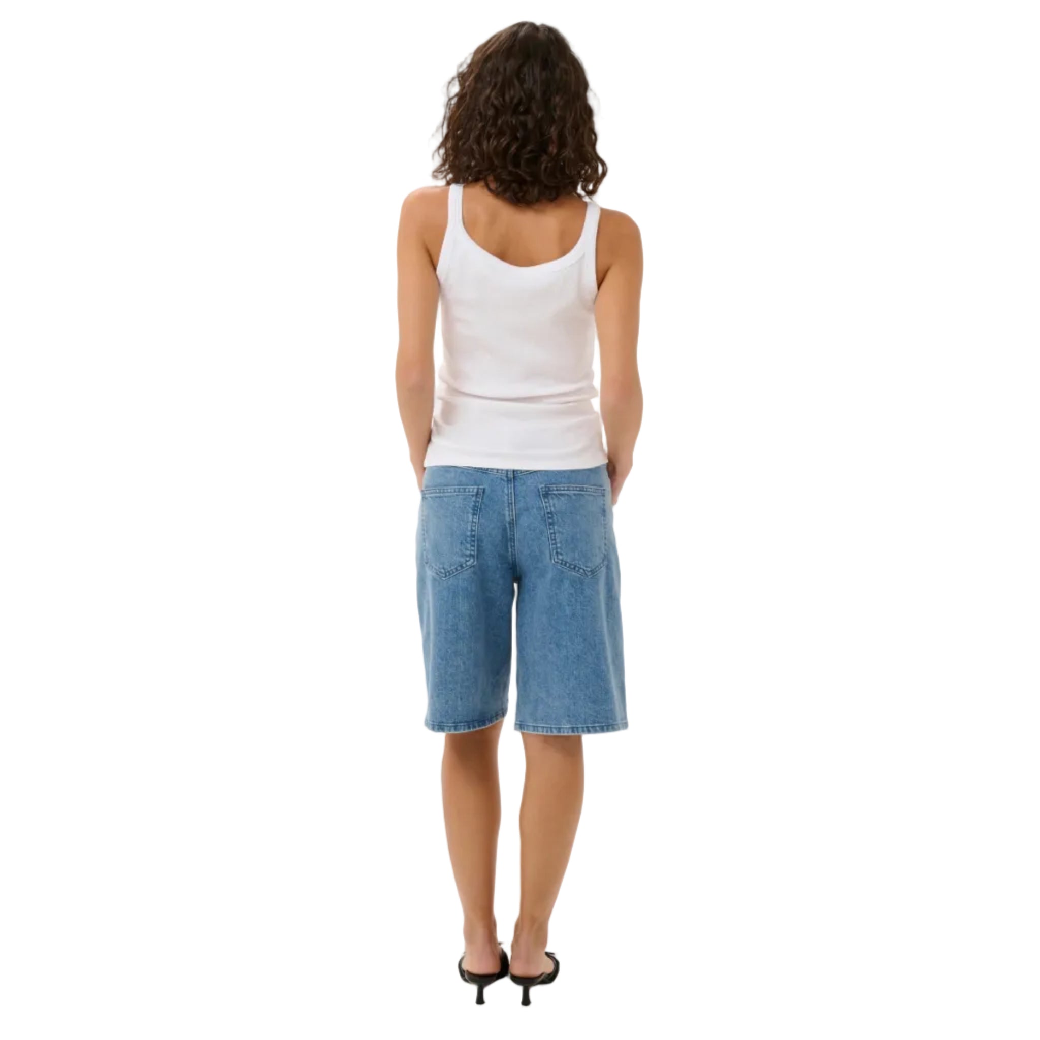 Kaffe Womens Top Carna Optical White