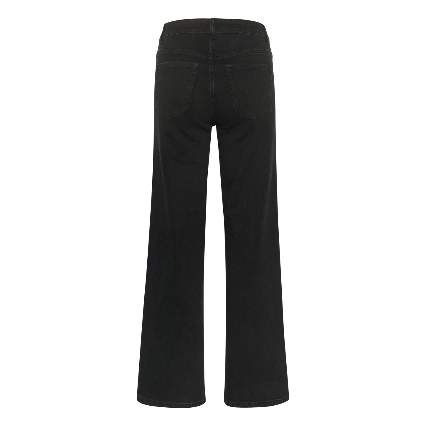 Kaffe Womens KAkarla HW Wide Jeans Black Deep
