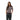 Kaffe Lizza women's fudge and grey melange knitted jumper