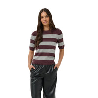 Kaffe Womens Jumper KALizza Fudge/Grey Melange