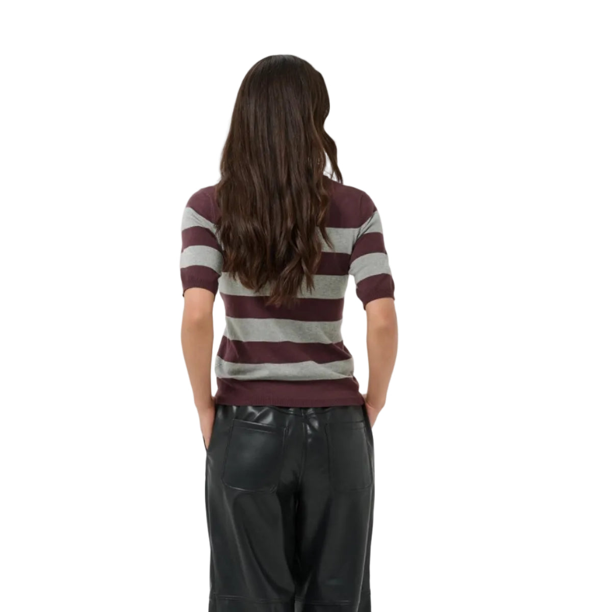 Kaffe Womens Jumper KALizza Fudge/Grey Melange
