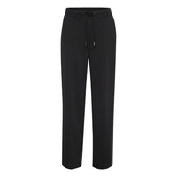 Kaffe Womens Trousers Jenny Straight Pants Black Deep