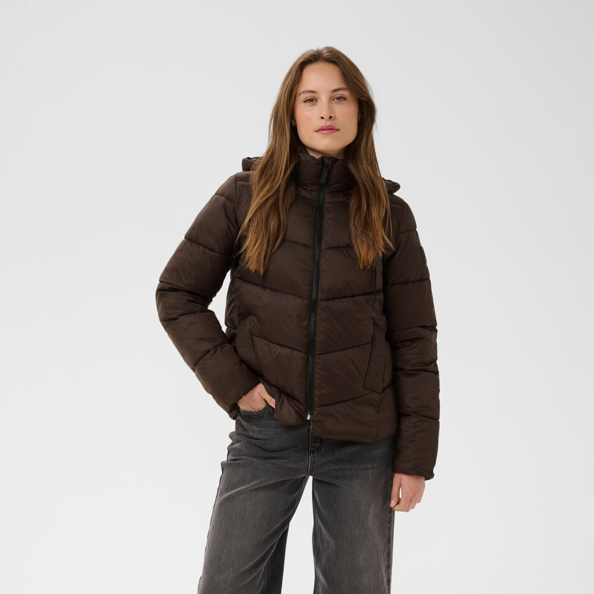 Kaffe Susanne women's coffee bean brown coat